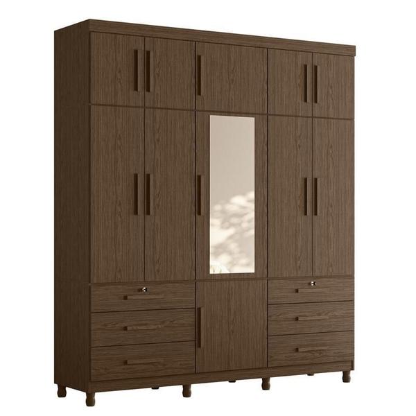 Imagem de Guarda Roupa 11 Portas Triton Plus  Cacau  - Albatroz