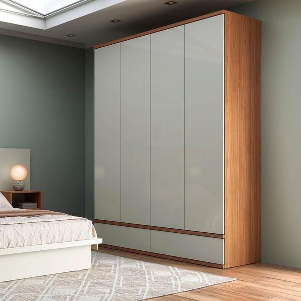 Imagem de Guarda Roupa 180cm 4 Portas com Gavetas Dalla Costa 100% MDF