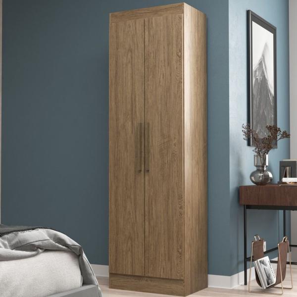 Imagem de Guarda Roupa 2 Portas 5 Prateleiras Wood - Decibal