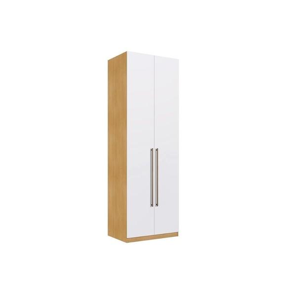 Imagem de Guarda Roupa 2 Portas Infinity Savana/Branco - Genialflex