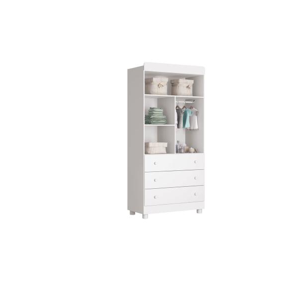 Imagem de Guarda-Roupa 2 Portas Katatau Branco Brilho - Reller