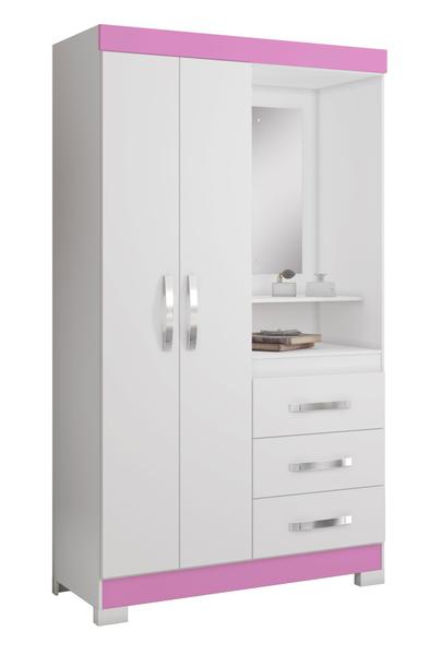 Imagem de Guarda-Roupa 2 Portas NT 5170 Rosa - Notável