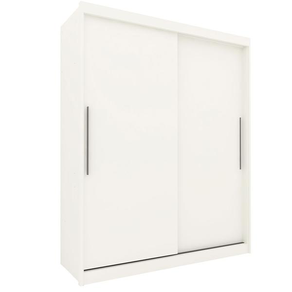 Imagem de Guarda Roupa 2 Portas Solteiro Agata Branco - Gelius