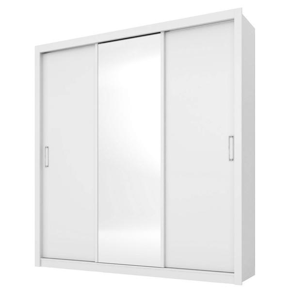 Imagem de Guarda Roupa 3 Portas 2 Gavetas Residence D02 Branco - Mpozenato