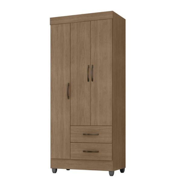 Imagem de Guarda Roupa 3 Portas Alambari Carvalho Oak