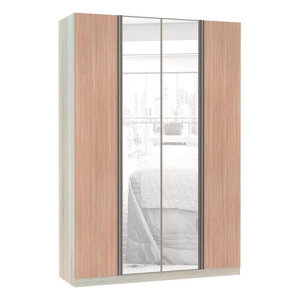 Imagem de Guarda-roupa 4 Portas 160 Cm Legno Crema Com Cumaru