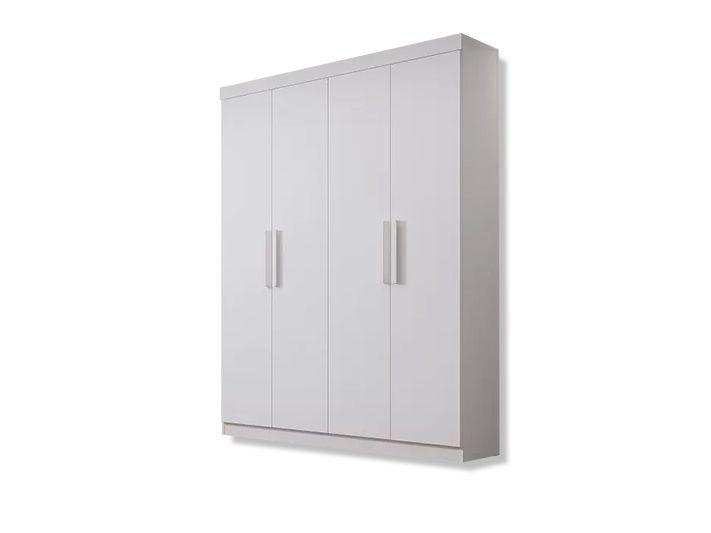 Imagem de Guarda-Roupa 4 Portas Branco Colibri 1,38 D'Doro