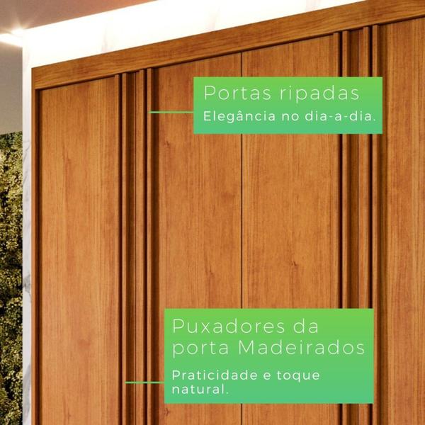 Imagem de Guarda-roupa 4 Portas Lisboa 100% Mdf