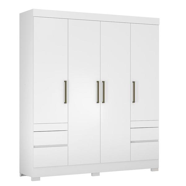 Imagem de Guarda Roupa 4 Portas Tijuca Branco 64220 Demóbile