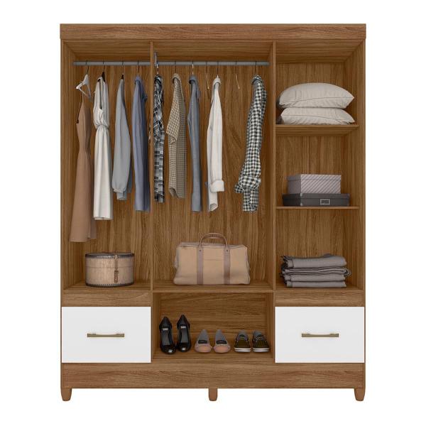 Imagem de Guarda Roupa 6 Portas 2 Gavetas 165x204cm Ms912 Moval