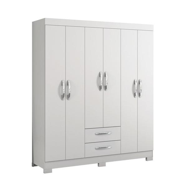 Imagem de Guarda Roupa 6 Portas 2 Gavetas Flex Color NT5130 Notável