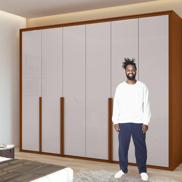 Imagem de Guarda-roupa 6 Portas 6 Gavetas 100% Mdf Imperatore