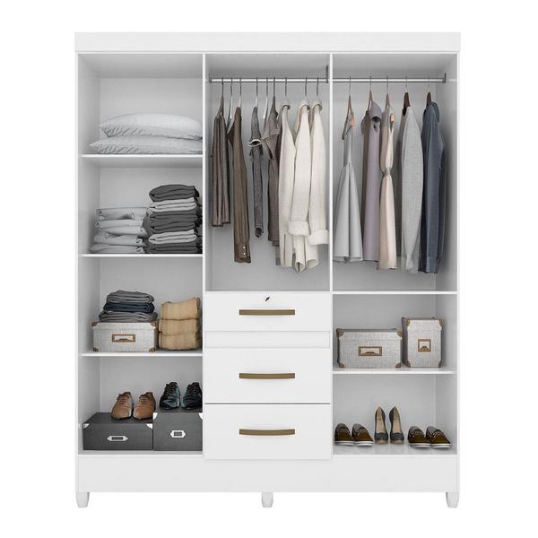 Imagem de Guarda Roupa 6 Portas Itatiba Branco 868440 Moval