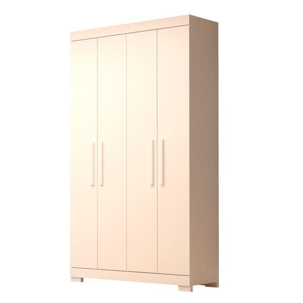 Imagem de Guarda Roupa ACP Lana 4 Portas com Pés 100% MDF - Branco