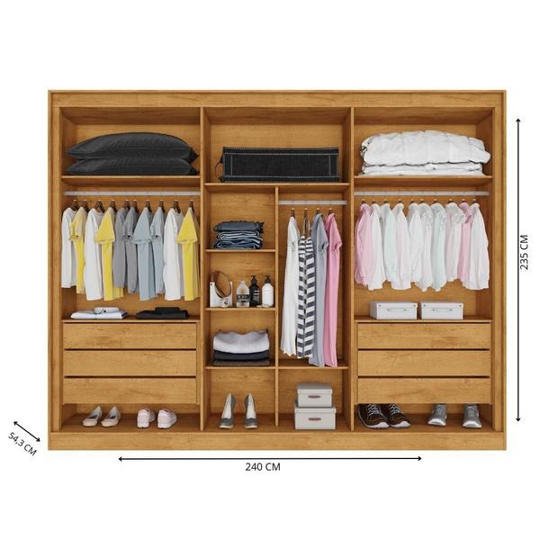 Imagem de Guarda Roupa Argos 6 Portas Espelhado MDF - MadeMarcs