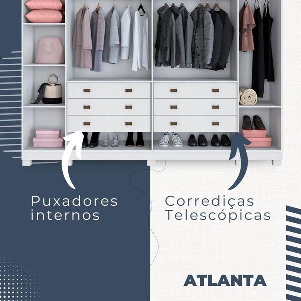 Imagem de Guarda Roupa Atlanta 6 Portas 6 Gavetas em MDP Benetil Móveis