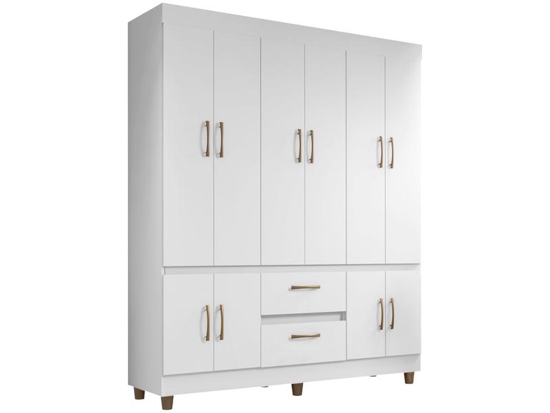Guarda-roupa Casal 10 Portas 2 Gavetas Araplac - Coimbra Guarda-roupa Casal 10 Portas 2 Gavetas Araplac - Coimbra