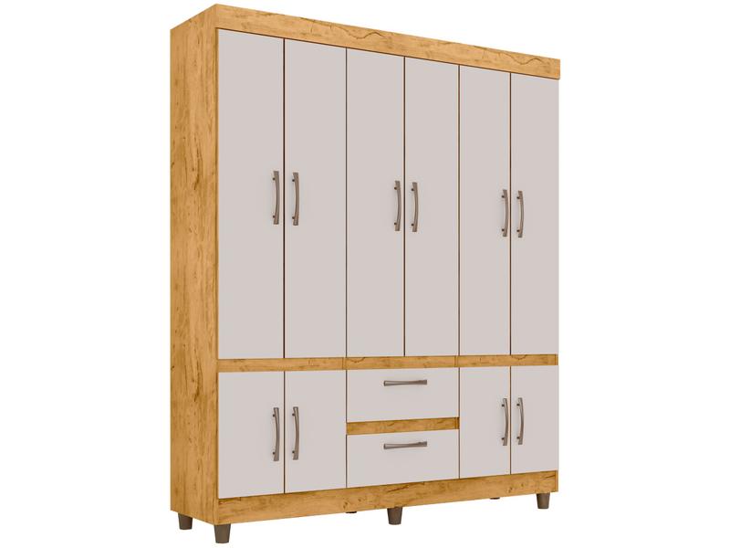 Guarda-roupa Casal 10 Portas 2 Gavetas Araplac Coimbra