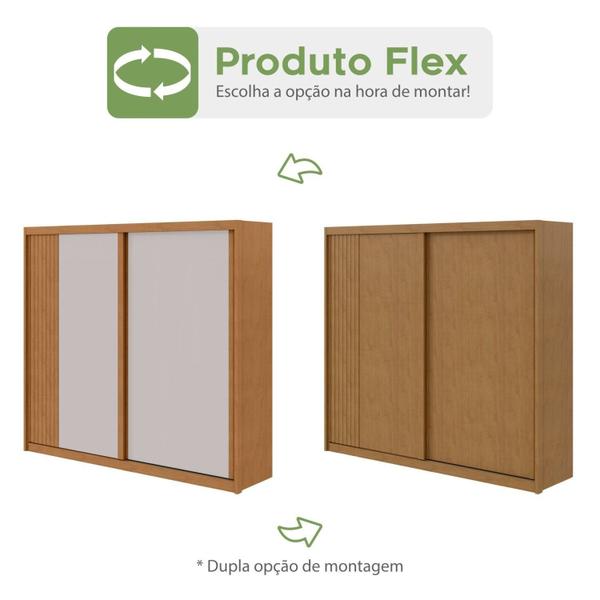 Imagem de Guarda-roupa Casal 100% Mdf 2 Portas 4 Gavetas Velaris