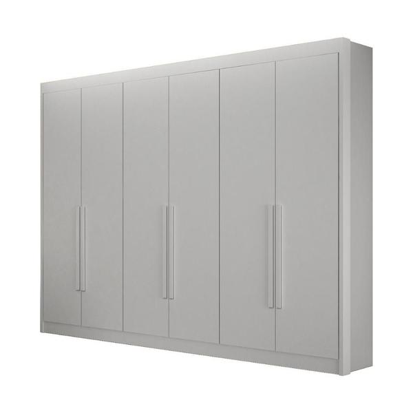 Imagem de Guarda-Roupa Casal 100% MDF 6 Portas 6 Gavetas Diamante Leifer Móveis