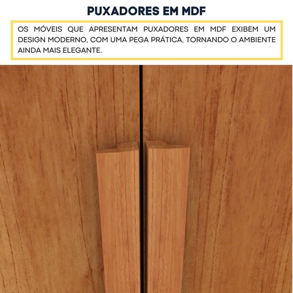 Imagem de Guarda Roupa Casal 100% MDF 6 Portas 6 Gavetas Realeza s/ Espelho s/ pés - Tcil