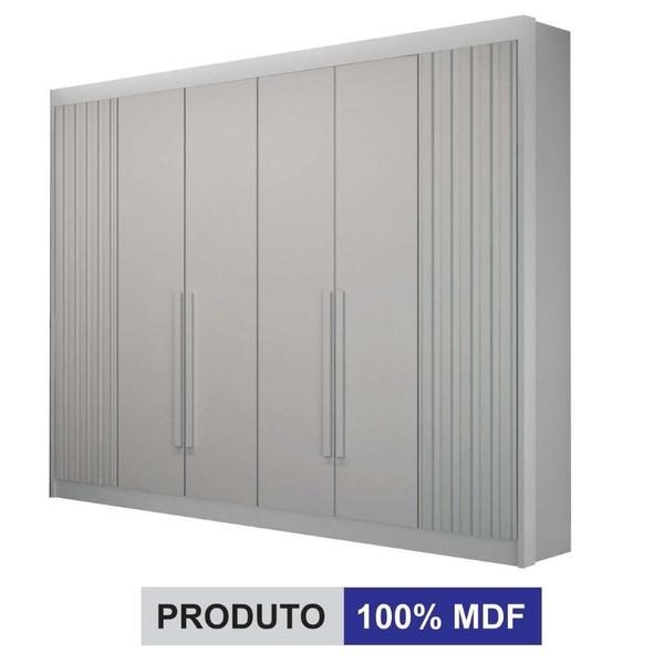 Imagem de Guarda-Roupa Casal 100% MDF 6 Portas 6 Gavetas São Carlos - Leifer Móveis