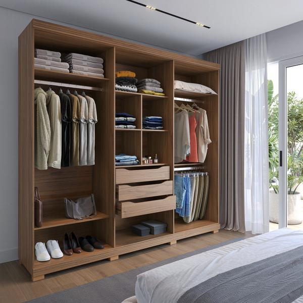 Imagem de Guarda-roupa Casal 100% Mdf 6 Portas