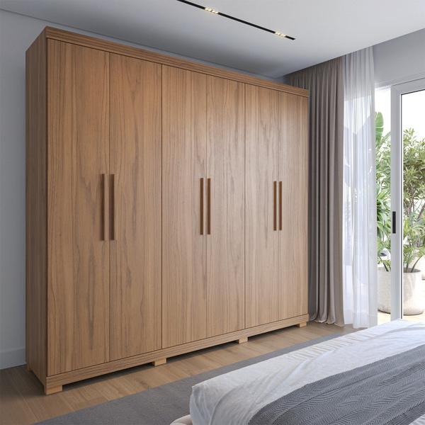 Imagem de Guarda-roupa Casal 100% Mdf 6 Portas