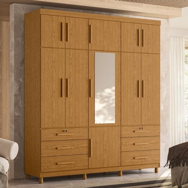 Imagem de Guarda Roupa Casal 11 Portas 6 Gavetas Triton Plus Albatroz