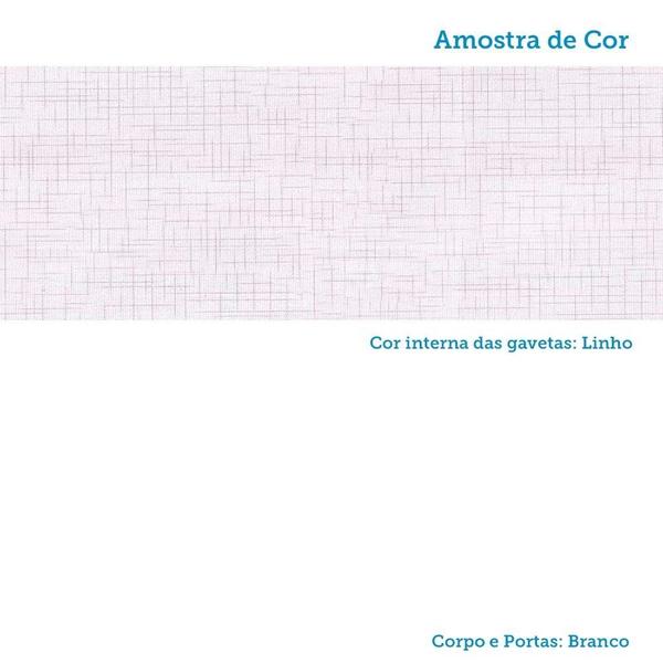 Imagem de Guarda Roupa Casal 178,80cm 6 Portas 3 Gavetas Capelinha com Espelho 100% Mdf Débora