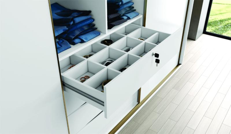 Imagem de Guarda Roupa Casal 2 Portas 1 Espelho MDF 2,07 m Eleganza Belmax