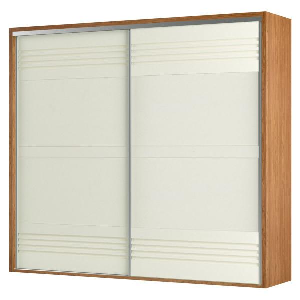 Imagem de Guarda-Roupa Casal 2 Portas 4 Gavetas 100% Mdf Freijo/Off White Tw603  Dalla Costa