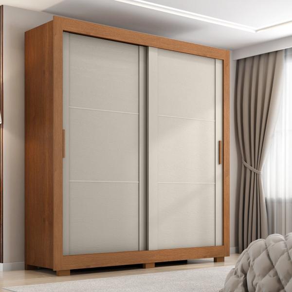 Imagem de Guarda-roupa Casal 2 Portas 4 Gavetas Titanium