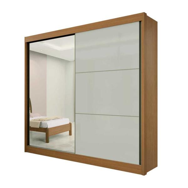 Imagem de Guarda Roupa Casal 2 Portas Com Espelho 6 Gavetas 100% MDF Titanium D'Doro