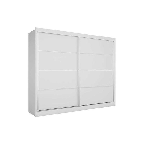 Imagem de Guarda Roupa Casal 2 Portas de Correr e 4 Gavetas Verona Plus Peroba/Off White/Peroba - Europa