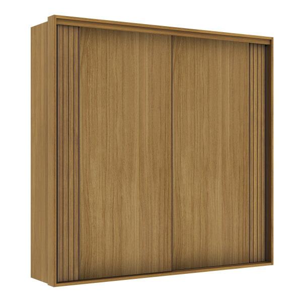 Imagem de Guarda Roupa Casal 2 Portas MDF Ripado 2,07 m Imperium Belmax