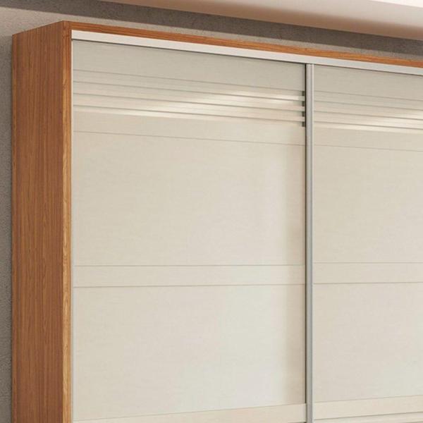 Imagem de Guarda Roupa Casal 267Cm 2 Portas De Correr 100% Mdf Tw603 Freijó-Off White