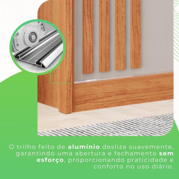 Imagem de Guarda-roupa Casal 3 Portas 4 Gavetas Atenas