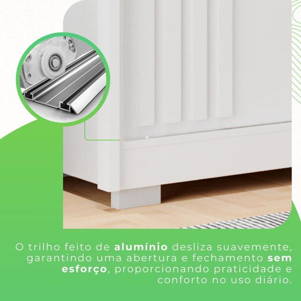 Imagem de Guarda-roupa Casal 3 Portas 4 Gavetas Atenas