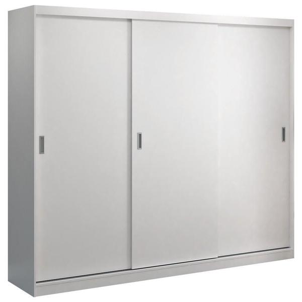 Imagem de Guarda Roupa Casal 3 Portas de Correr 264cm Winter F04Branco