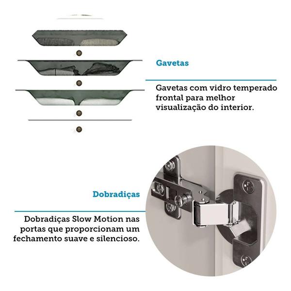 Imagem de Guarda-Roupa Casal 3 Portas MDF Vitória