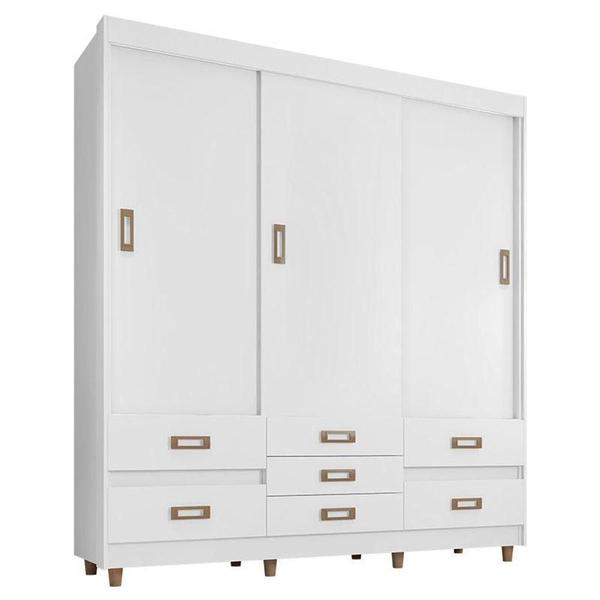 Imagem de Guarda Roupa Casal 37020 Branco - Araplac