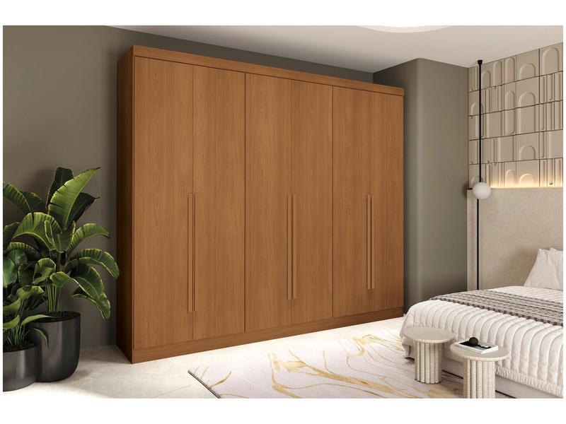 Guarda-roupa Casal 4 Gavetas 6 Portas Kappesberg Roma