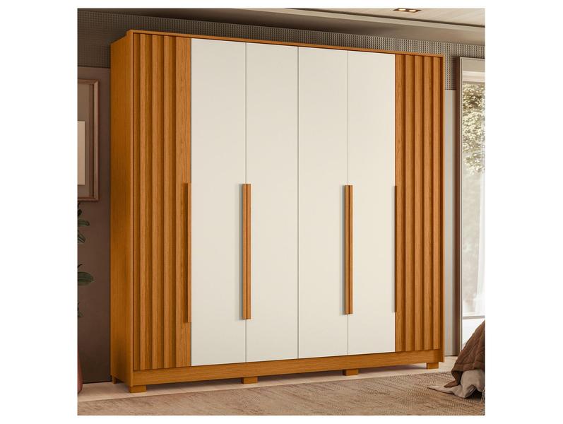 Guarda-roupa Casal 4 Gavetas 6 Portas Móveis Albatroz Deville Guarda-roupa Casal 4 Gavetas 6 Portas Móveis Albatroz Deville