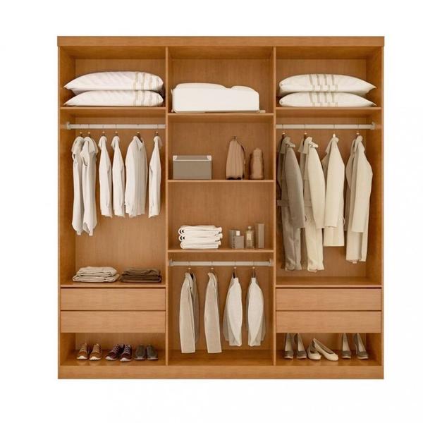 Imagem de Guarda Roupa Casal 6 Portas 100 MDF Denver Rufato