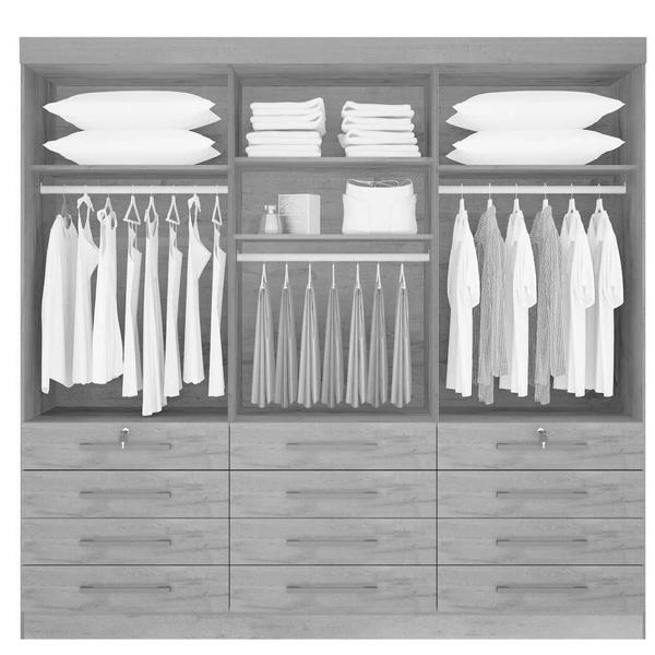 Imagem de Guarda Roupa Casal 6 Portas 12 Gavetas 100% MDF Mônaco D'Doro