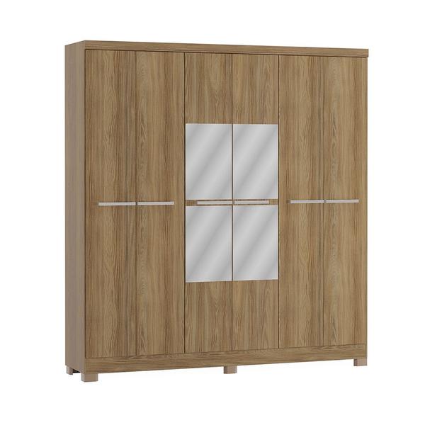 Imagem de Guarda-Roupa Casal 6 Portas 2 Gavetas CBE530 Kappesberg