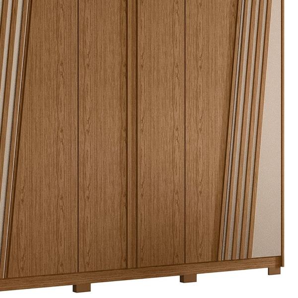 Imagem de Guarda Roupa Casal 6 Portas 240cm Ouro Verde Jatobá/Fendi - Albatroz