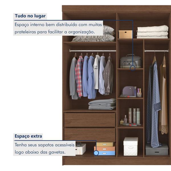 Imagem de Guarda Roupa Casal 6 Portas 4 Gavetas Orlando Cacau