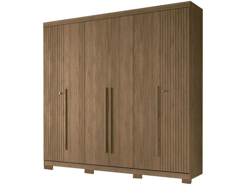 Guarda-roupa Casal 6 Portas 4 Gavetas - Santos Andira Buriti Guarda-roupa Casal 6 Portas 4 Gavetas - Santos Andira Buriti